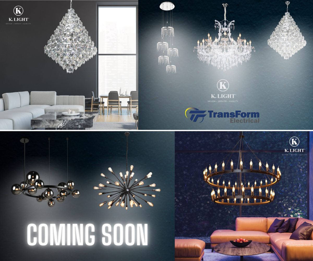 Chandeliers — Transform Electrical Wholesalers