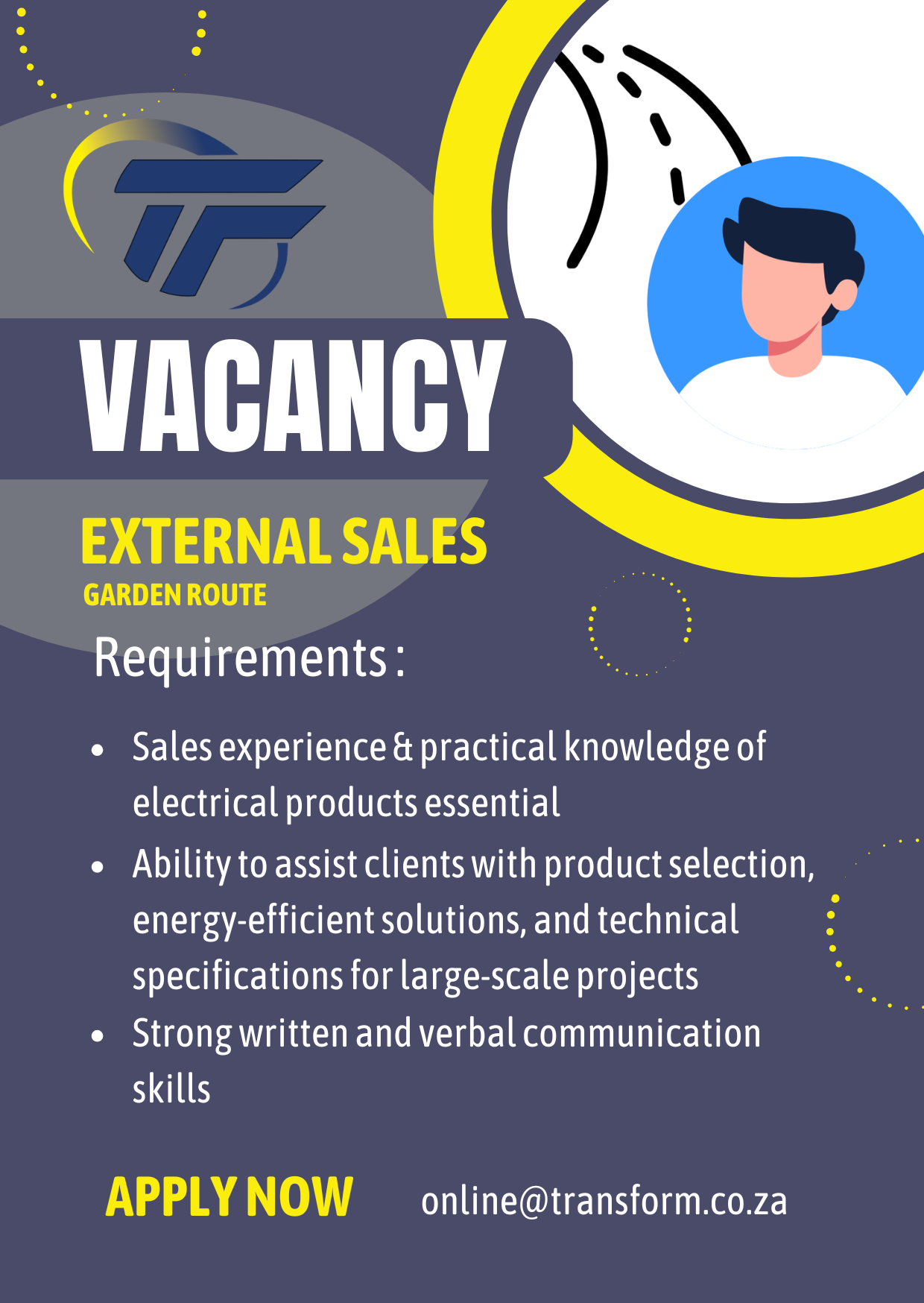 Vacancy - External Sales