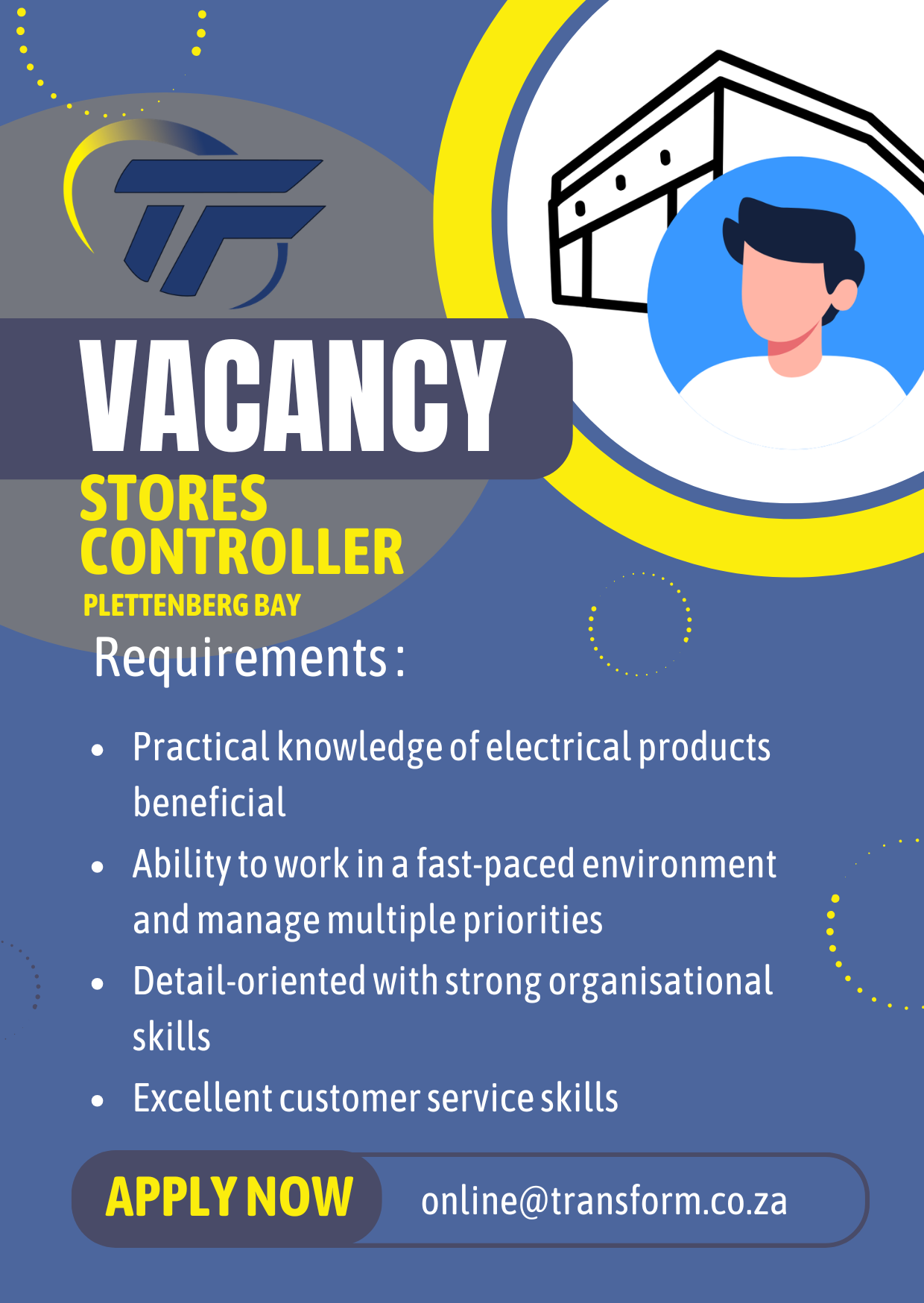 Transform Co Opportunities — Transform Electrical Wholesalers